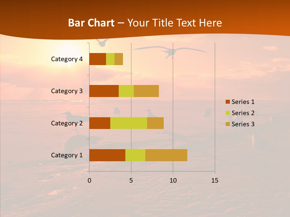 Beach Color Golden PowerPoint Template