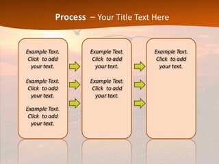 Beach Color Golden PowerPoint Template