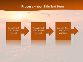 Beach Color Golden PowerPoint Template