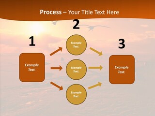 Beach Color Golden PowerPoint Template