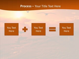 Beach Color Golden PowerPoint Template