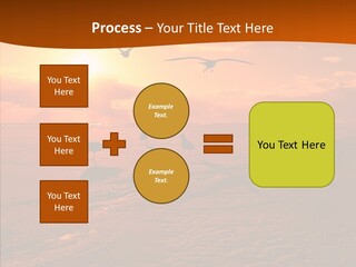Beach Color Golden PowerPoint Template