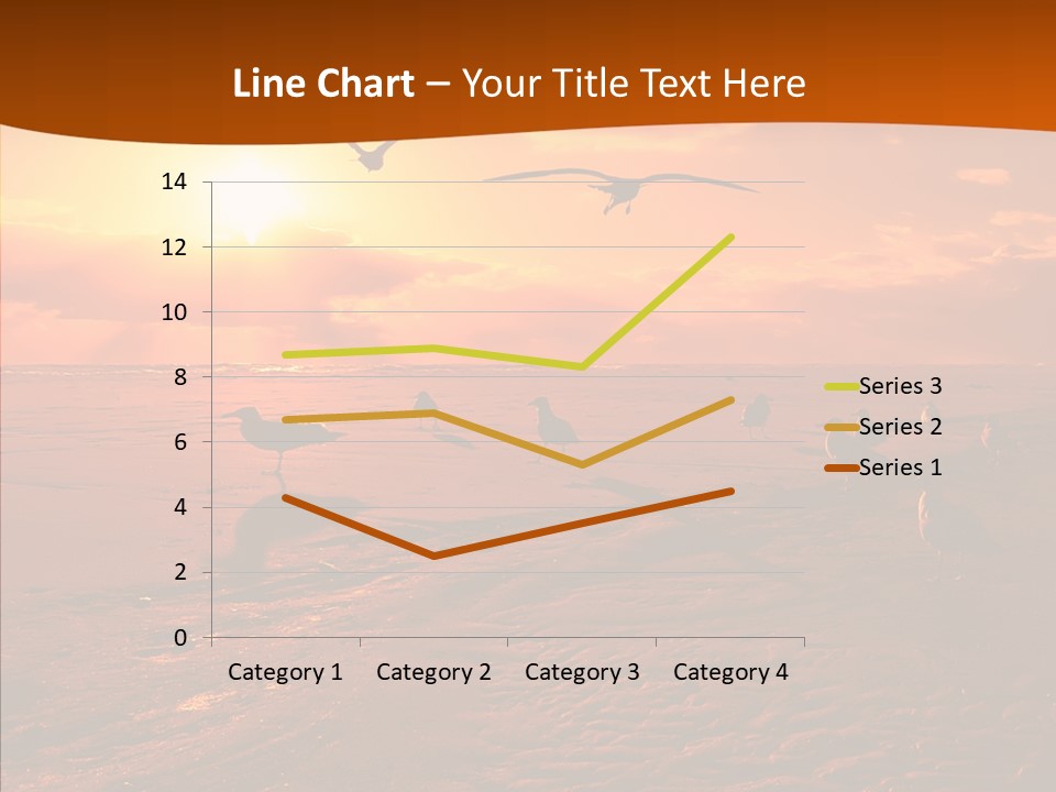 Beach Color Golden PowerPoint Template