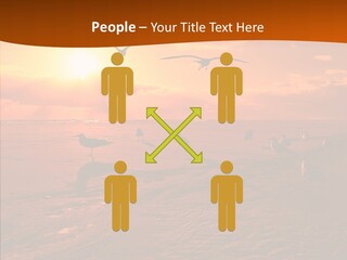 Beach Color Golden PowerPoint Template