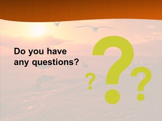 Beach Color Golden PowerPoint Template