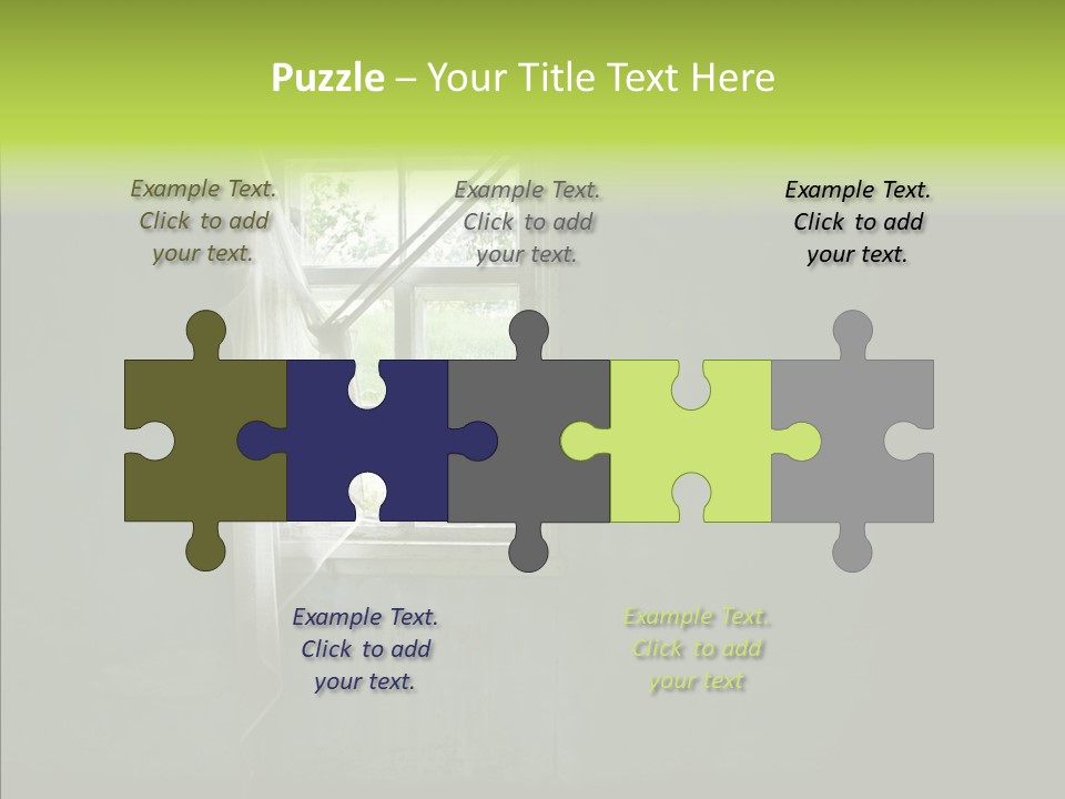 Puddle Inside Building PowerPoint Template