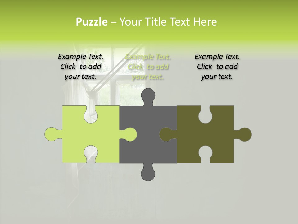 Puddle Inside Building PowerPoint Template