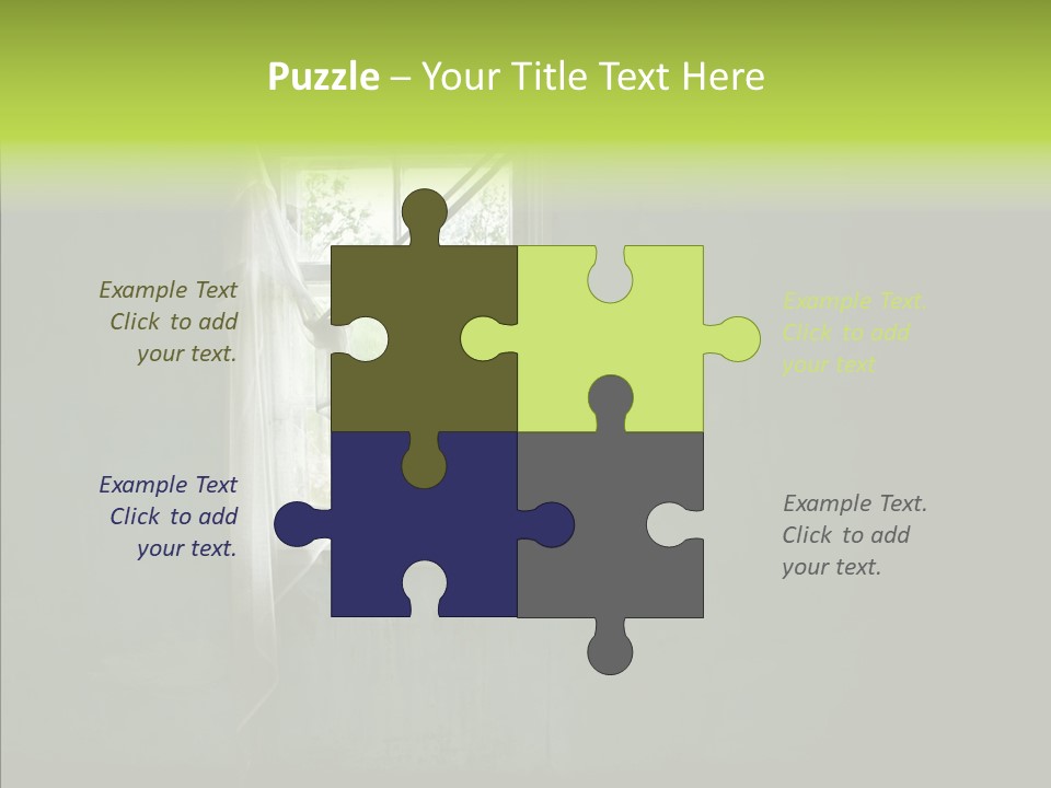 Puddle Inside Building PowerPoint Template
