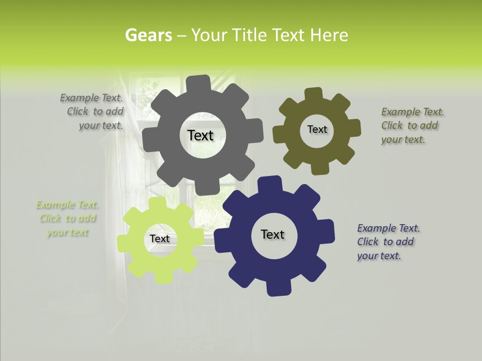 Puddle Inside Building PowerPoint Template