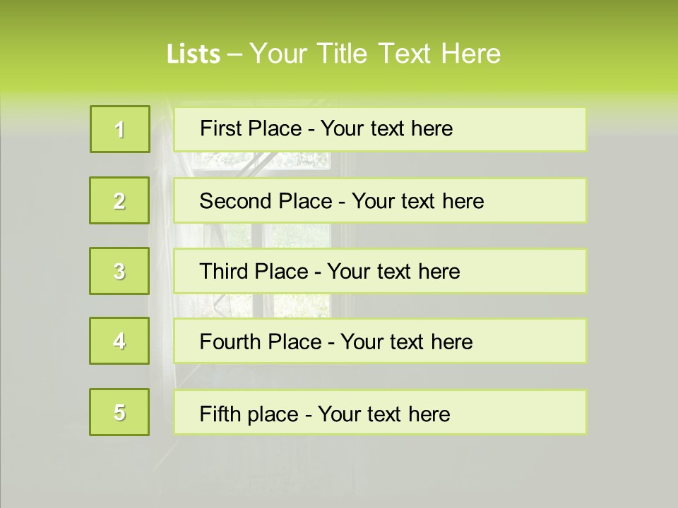 Puddle Inside Building PowerPoint Template