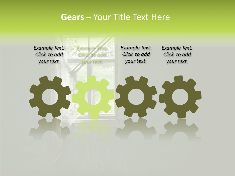 Puddle Inside Building PowerPoint Template