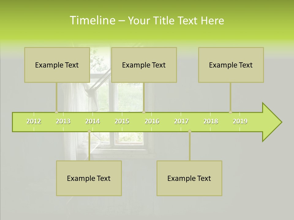 Puddle Inside Building PowerPoint Template