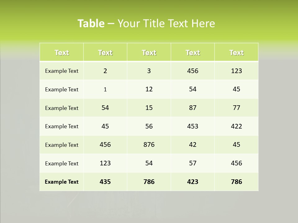 Puddle Inside Building PowerPoint Template