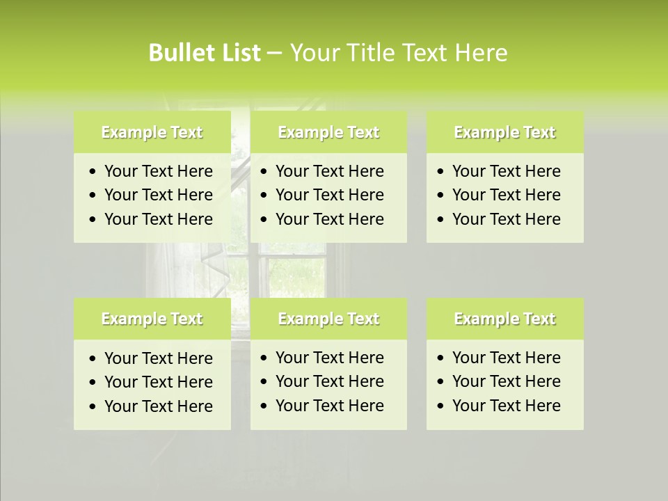 Puddle Inside Building PowerPoint Template