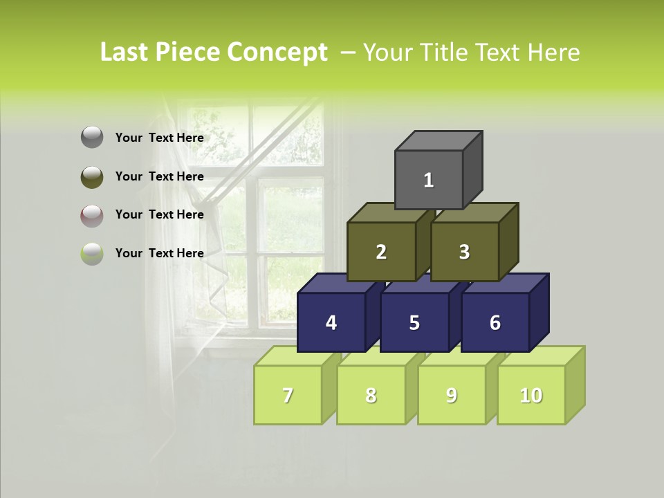 Puddle Inside Building PowerPoint Template
