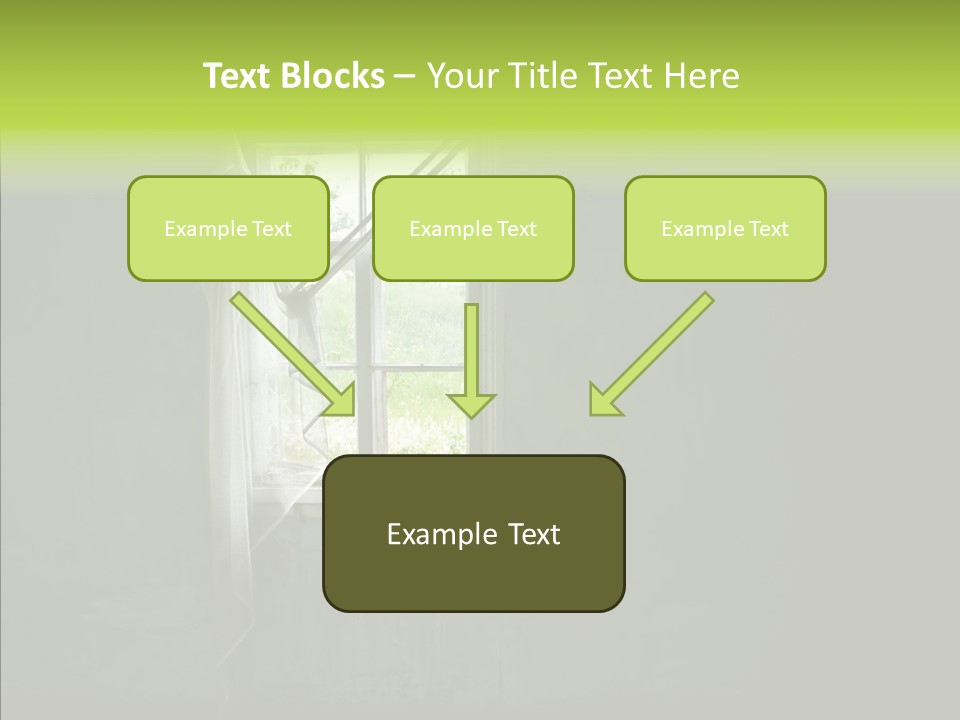 Puddle Inside Building PowerPoint Template