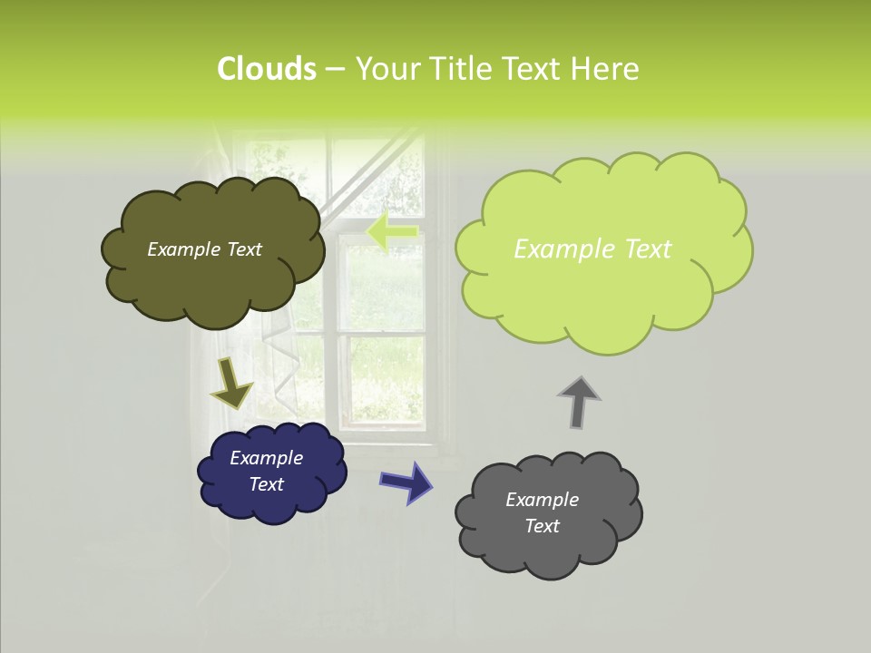 Puddle Inside Building PowerPoint Template