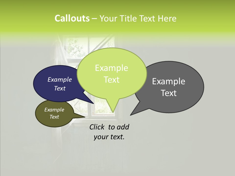 Puddle Inside Building PowerPoint Template
