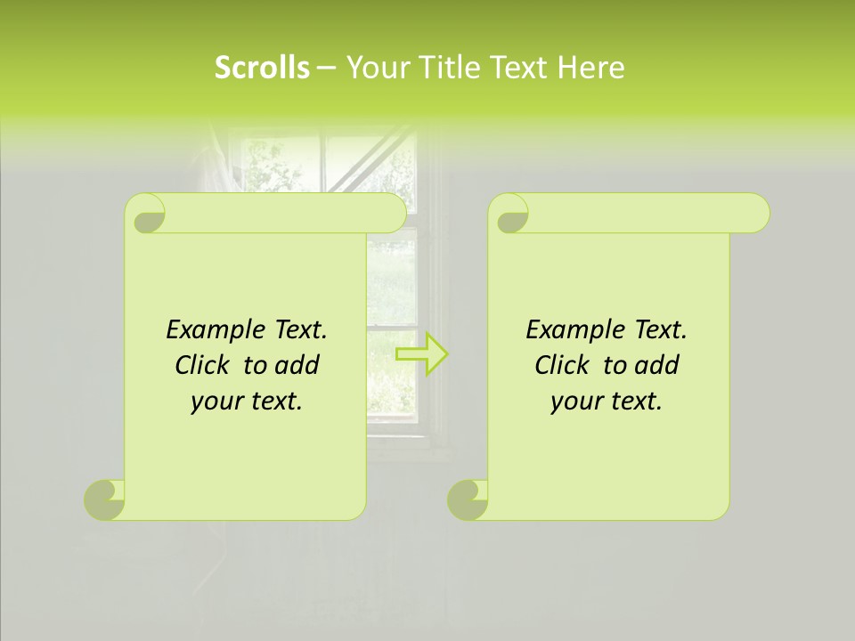 Puddle Inside Building PowerPoint Template