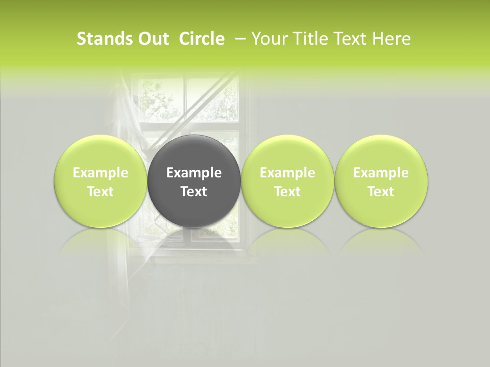 Puddle Inside Building PowerPoint Template