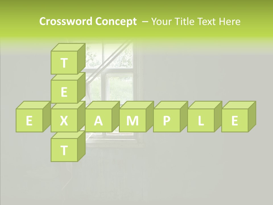 Puddle Inside Building PowerPoint Template