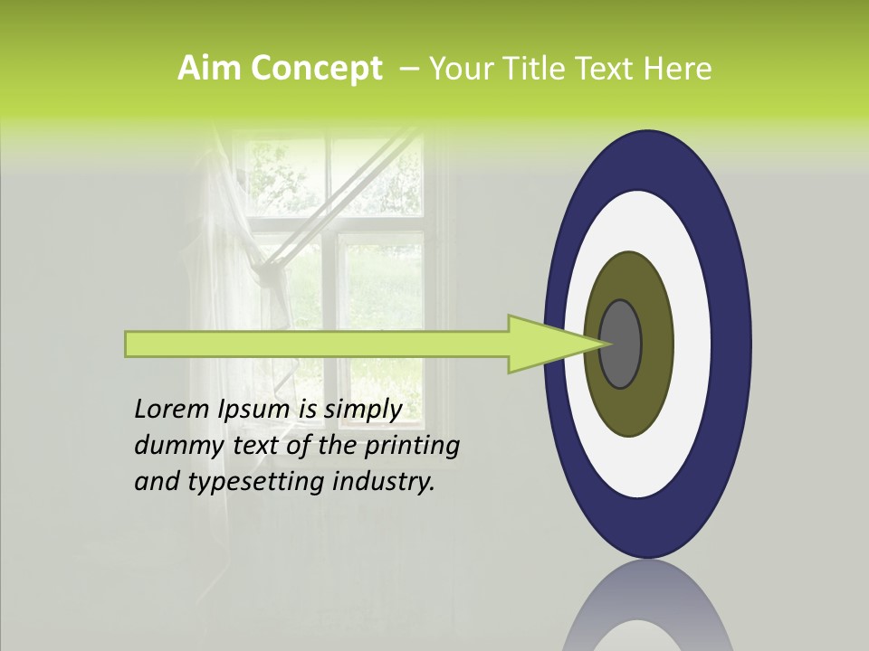 Puddle Inside Building PowerPoint Template