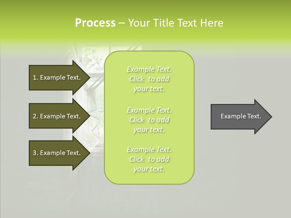 Puddle Inside Building PowerPoint Template