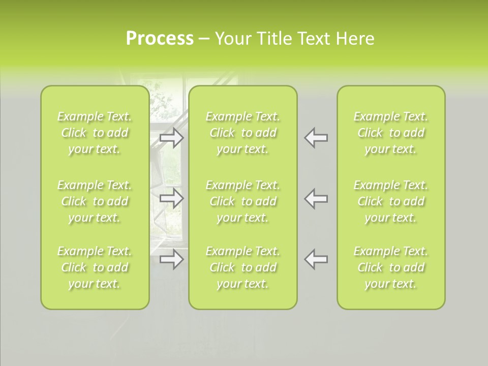 Puddle Inside Building PowerPoint Template