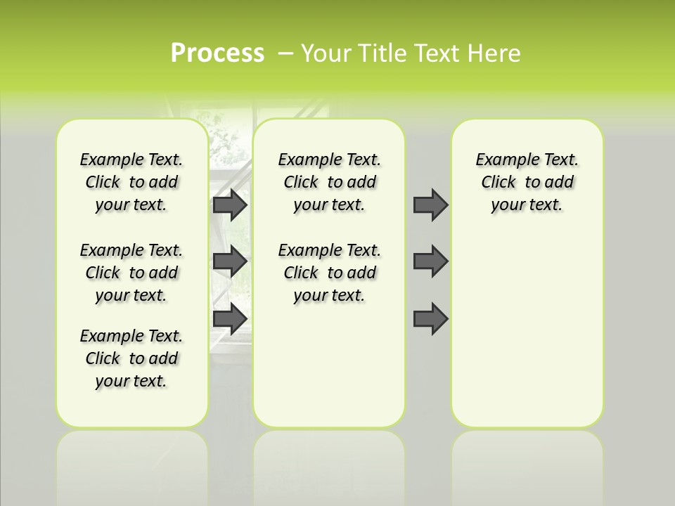 Puddle Inside Building PowerPoint Template