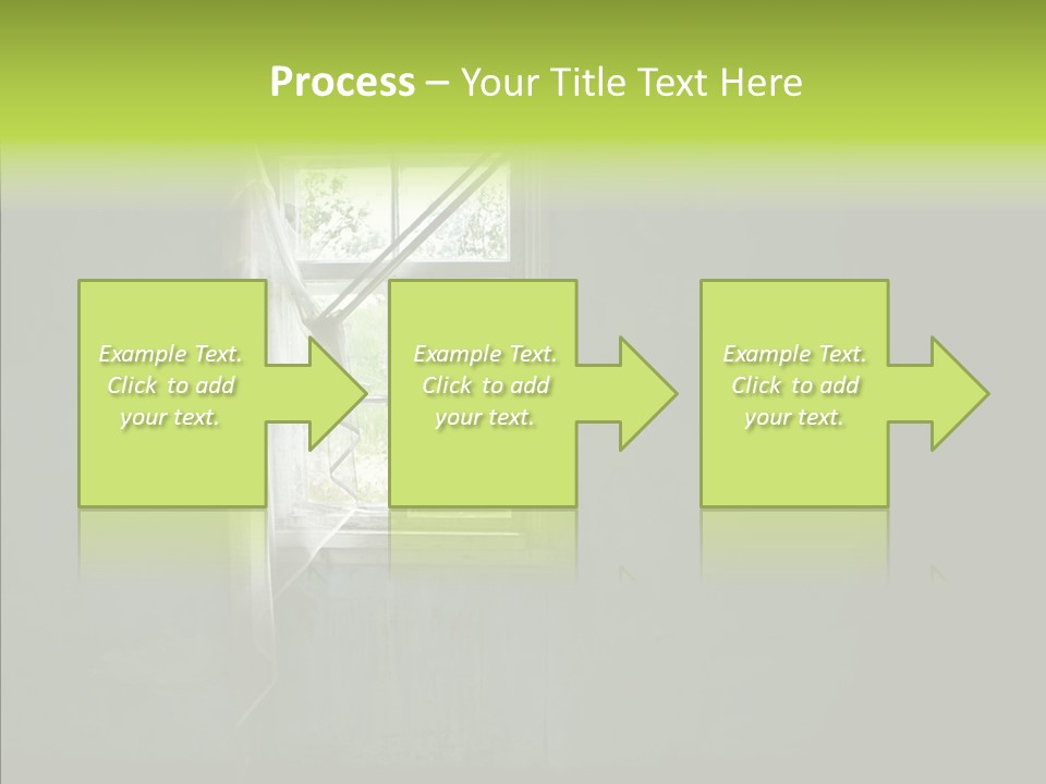 Puddle Inside Building PowerPoint Template