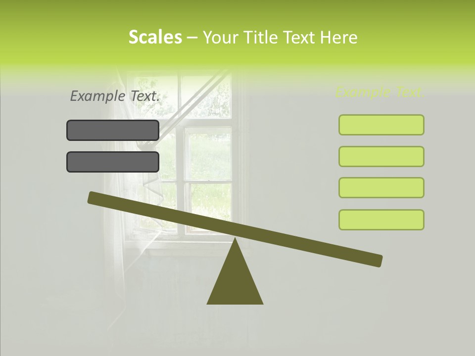 Puddle Inside Building PowerPoint Template
