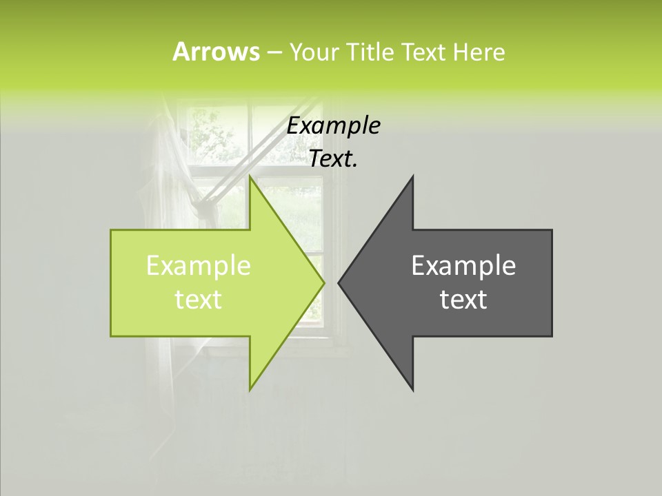 Puddle Inside Building PowerPoint Template