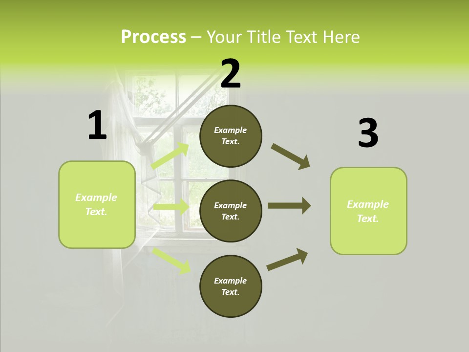 Puddle Inside Building PowerPoint Template