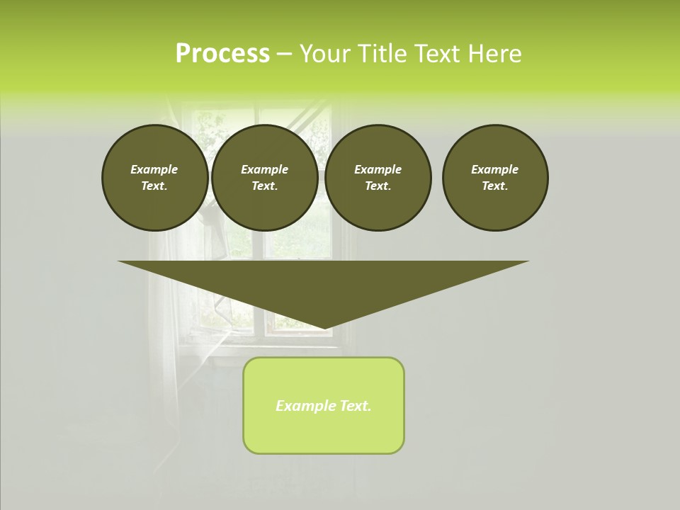 Puddle Inside Building PowerPoint Template