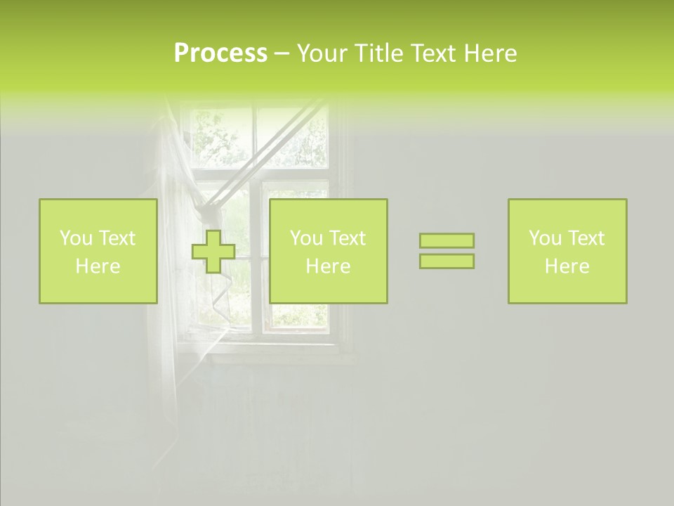 Puddle Inside Building PowerPoint Template