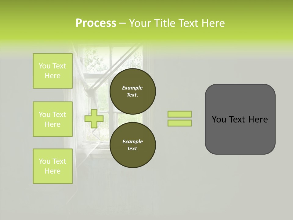 Puddle Inside Building PowerPoint Template