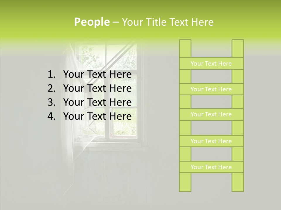 Puddle Inside Building PowerPoint Template