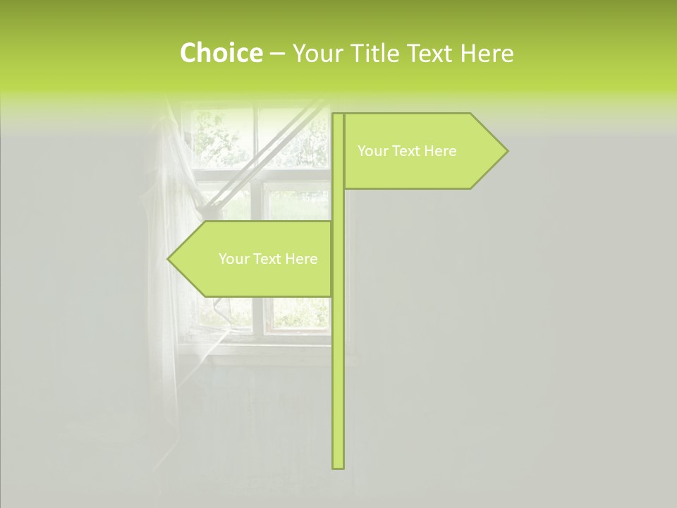 Puddle Inside Building PowerPoint Template