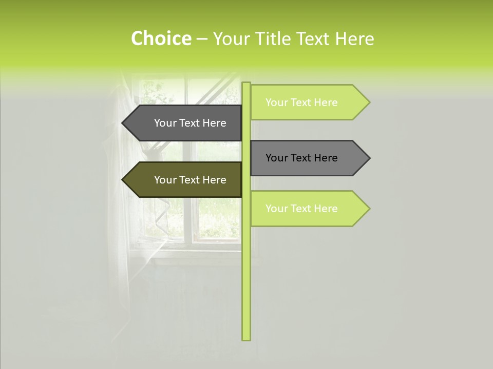 Puddle Inside Building PowerPoint Template