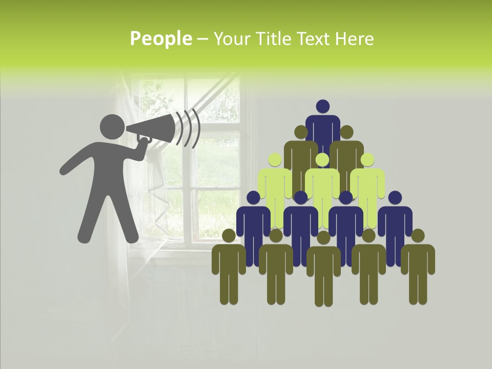 Puddle Inside Building PowerPoint Template