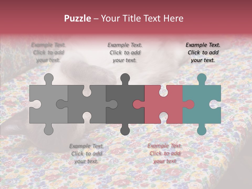 Pet Breed Blue PowerPoint Template