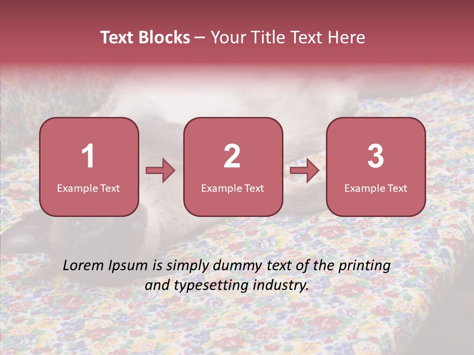 Pet Breed Blue PowerPoint Template