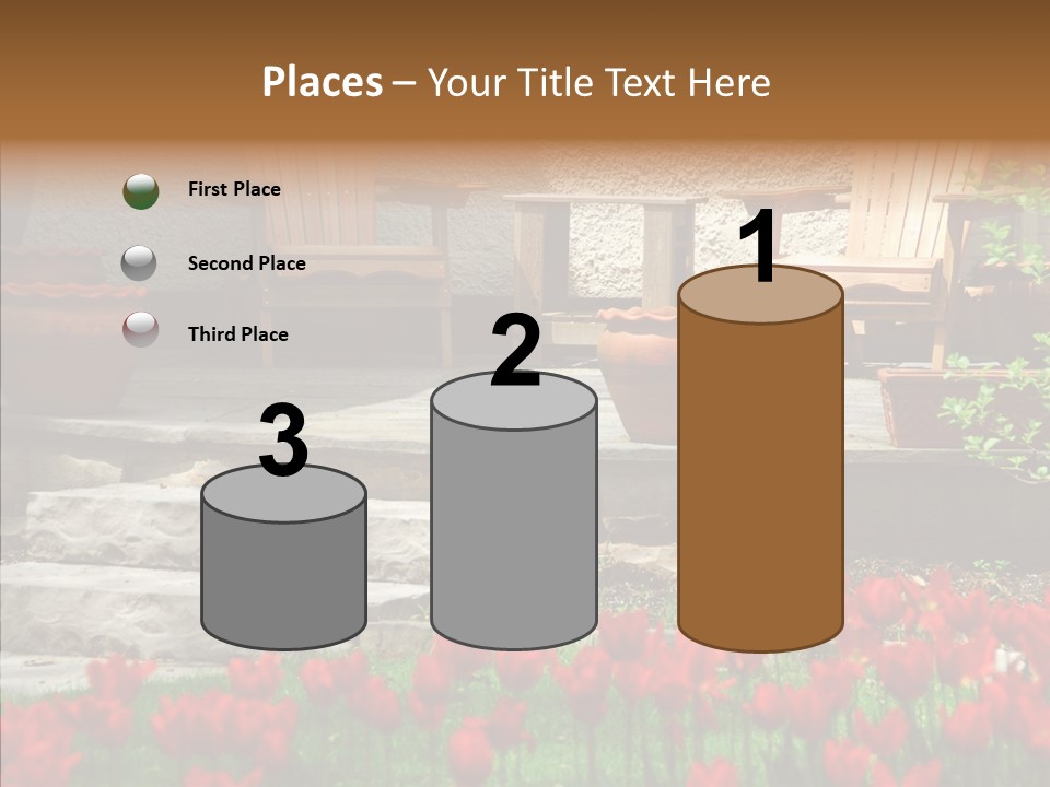 Wooden Front Sunny PowerPoint Template