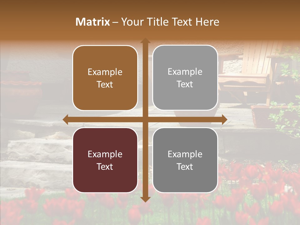 Wooden Front Sunny PowerPoint Template