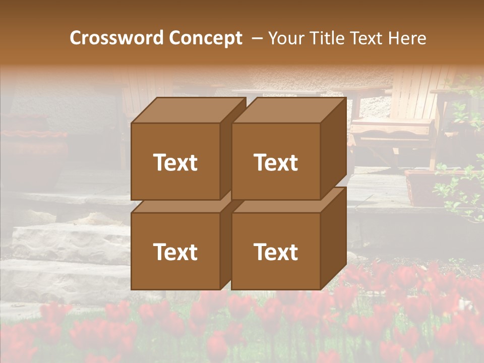 Wooden Front Sunny PowerPoint Template