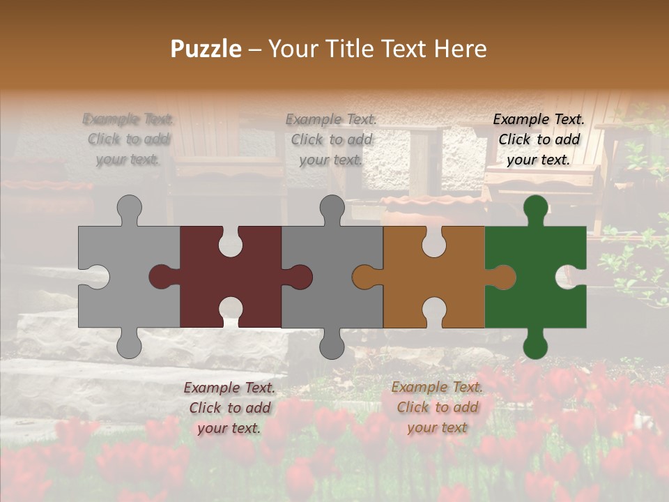 Wooden Front Sunny PowerPoint Template