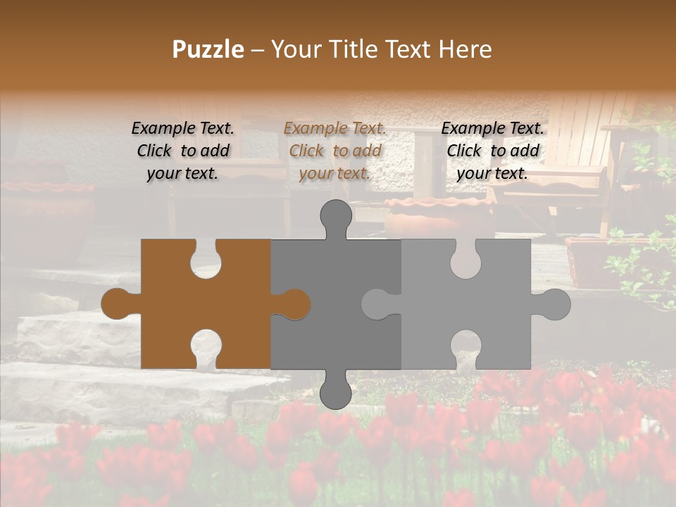 Wooden Front Sunny PowerPoint Template