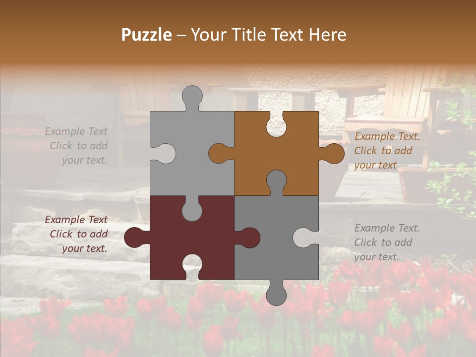 Wooden Front Sunny PowerPoint Template