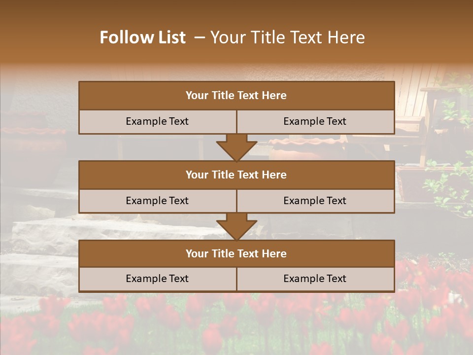 Wooden Front Sunny PowerPoint Template