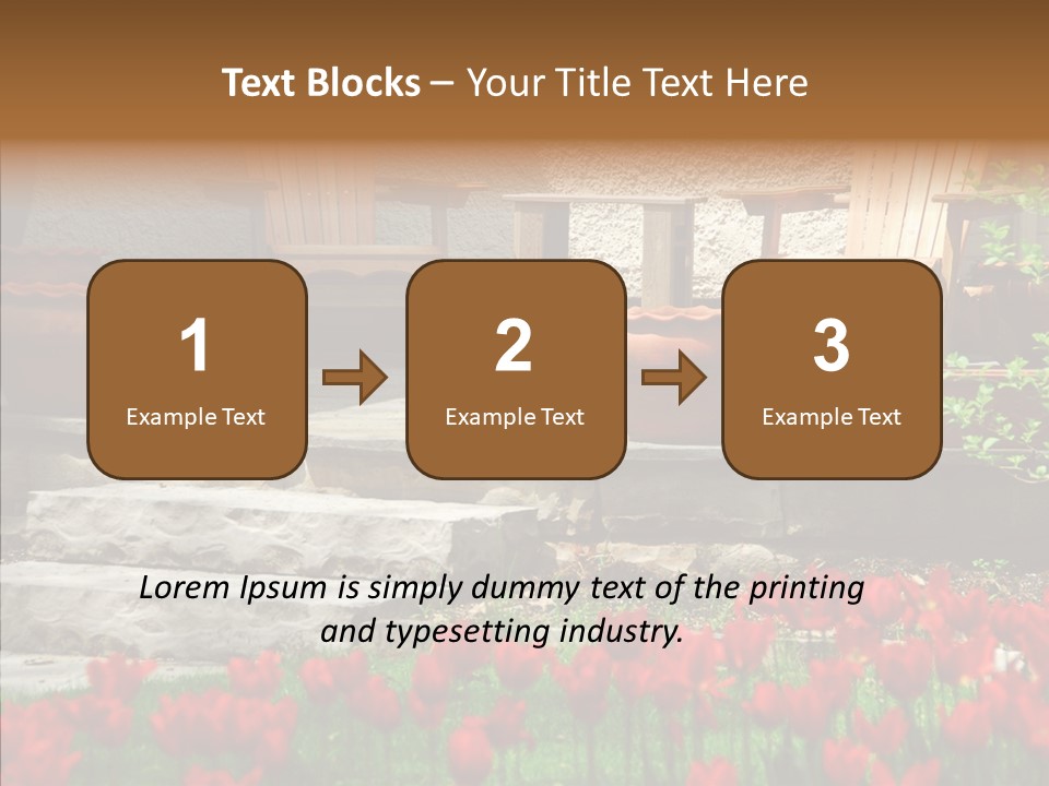 Wooden Front Sunny PowerPoint Template